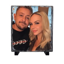 20cm x 20cm Personalised Photo Slate – Gloss or Matte Finish.